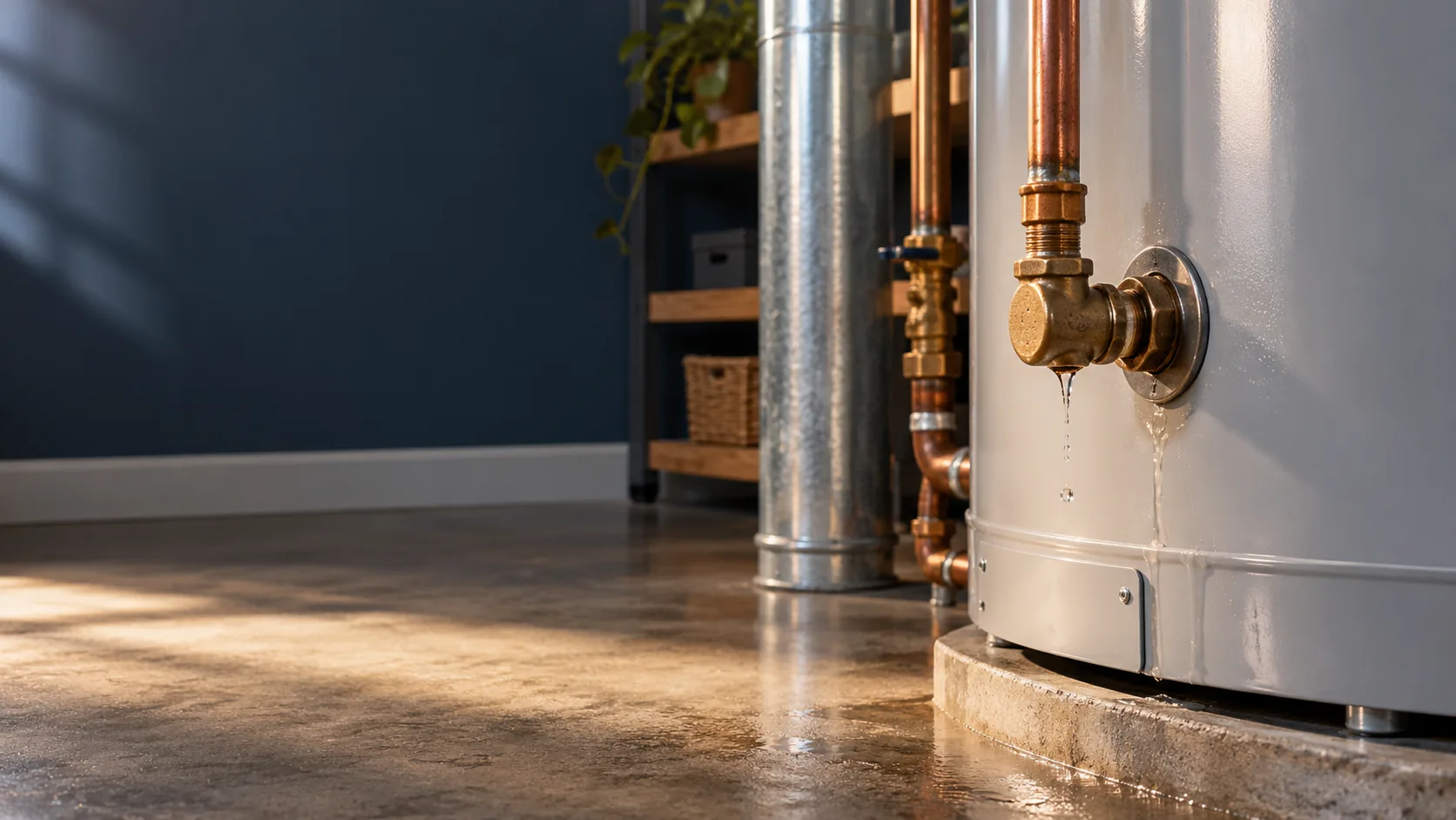 Water heater prepared for winter in a Westfield home